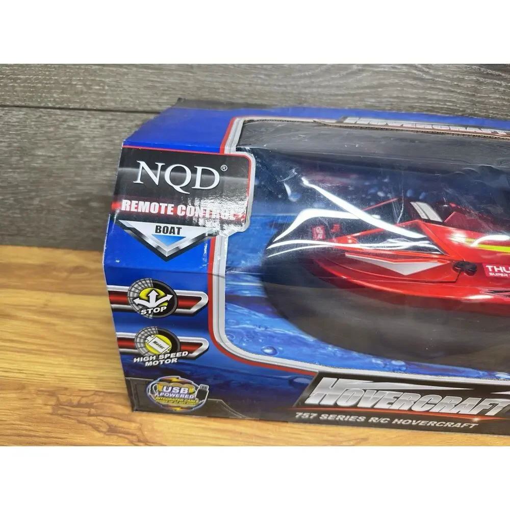 NQD 757 Series Radio Control Hovercraft Super Sports 1:10 Scale 2.4GHz Red Boat